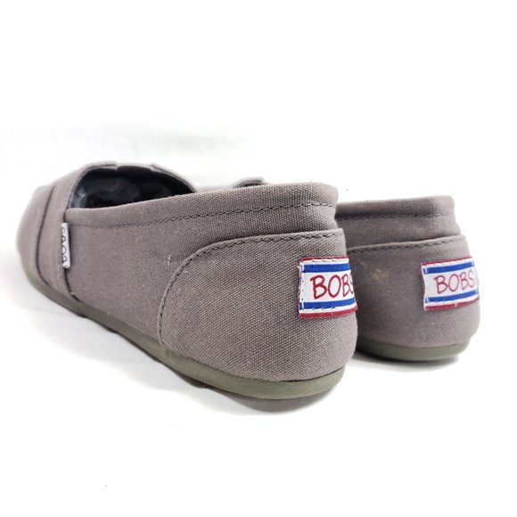 Bob's by Skechers Women's Size 10 Espadrilles Gray Canvas - Picture 4 of 8